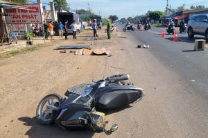 Tây Ninh: Truy tìm xe ô tô tải trong vụ va chạm giao thông chết người