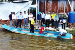 Trao chứng nhận cấp quốc tế cho tôm ở Cà Mau