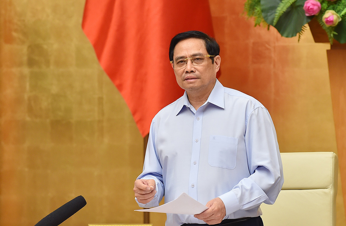 Thủ tướng Phạm Minh Chính yêu cầu khắc phục 6 hạn chế trong chống dịch