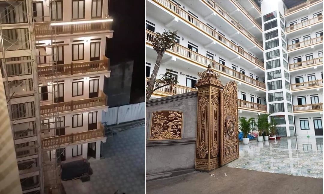 Dãy nhà trọ sang chảnh như biệt phủ ở quê khiến ai cũng phải trầm trồ
