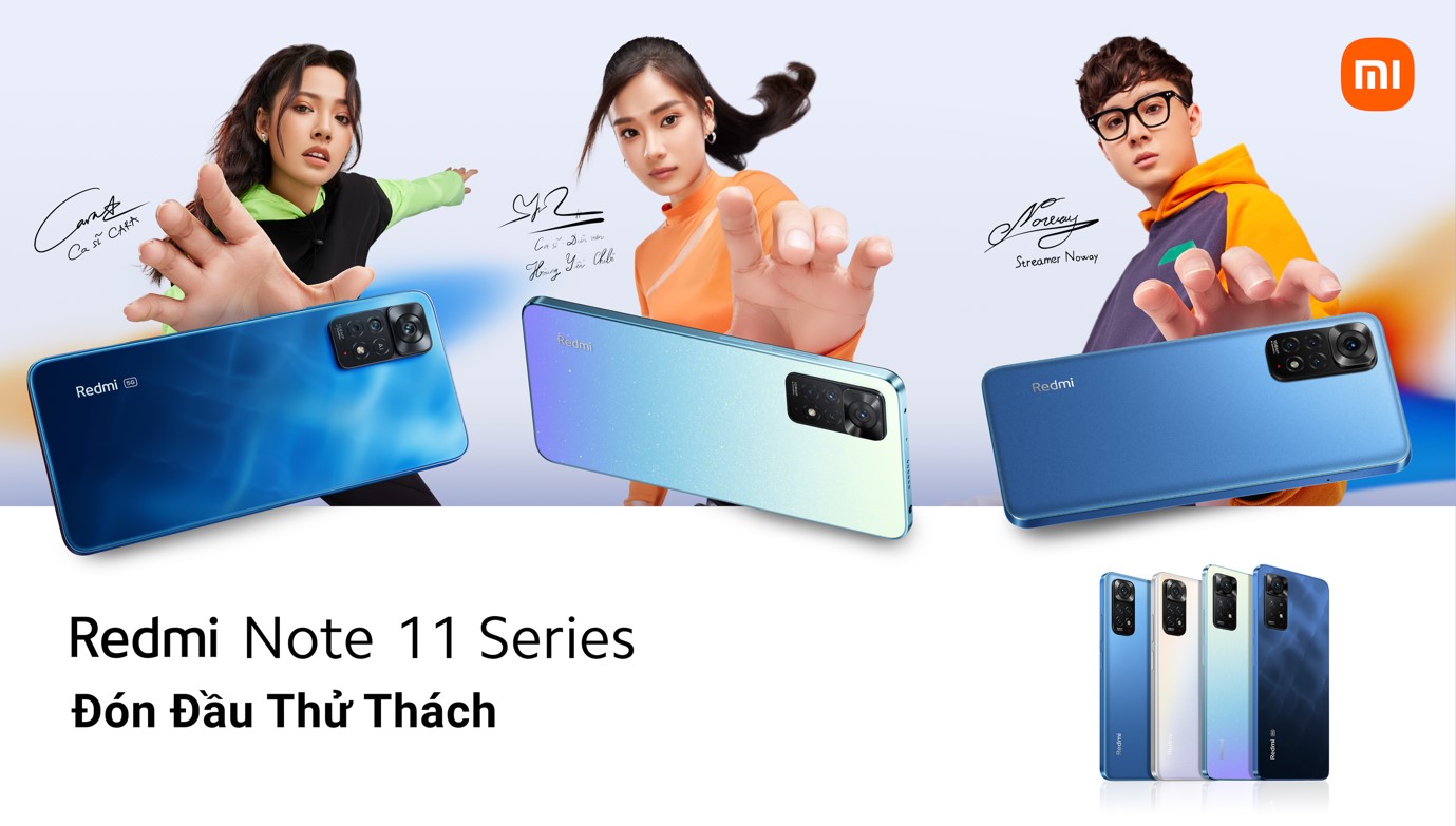 Xiaomi Việt Nam chính thức ra mắt dòng sản phẩm Redmi Note 11 cùng biệt đội Đón đầu thử thách